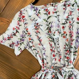 Floral Midi Dress - L